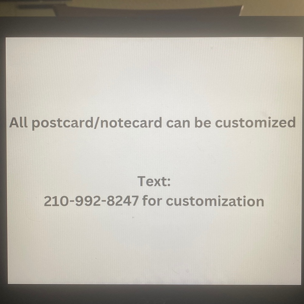 Customizable Postcards